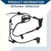 Black abs wheel speed sensor for Toyota Matrix 2008-2014 with coiled wiring and plastic connectors