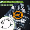 Black abs wheel speed sensor with green connector and black wiring installed in toyota picnic engine bay front left