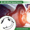 Black abs wheel speed sensor for Toyota Previa 1991-1997 with coiled wiring and multiple connectors on white background