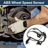 Black abs wheel speed sensor with coiled cable and mounting bracket for toyota rav4 2001-2005 front left side