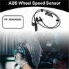 Abs wheel speed sensor for Toyota RAV4 2006-2018 with black coiled wiring and sturdy mounting brackets shown from back side