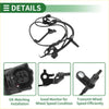 Black abs wheel speed sensor with coiled wiring and connectors for accurate monitoring on 2019-2021 toyota rav4