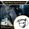 Black abs wheel speed sensor with coiled wire and connectors for right front on toyota rav4 2019-2022