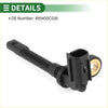 Black plastic abs wheel speed sensor for Toyota Sequoia with gold metal ring and integrated electrical connector
