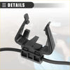 Black plastic cable clamp with sturdy angular design for abs wheel speed sensor toyota sienna 2.7l 2wd base le