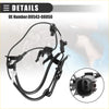 Black plastic and wire abs wheel speed sensor assembly with molded brackets and multi-pin connector for toyota sienna
