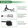 Black reinforced abs plastic and metal abs wheel speed sensor rear left for toyota soluna vios 2002-2013 with direct fit