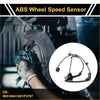 Black abs wheel speed sensor with coiled wire and connector for toyota tacoma front right 2016-2019 shown in inset circle