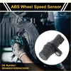 Black abs wheel speed sensor with cylindrical body and connector housing for rear left toyota tacoma 2005-2015