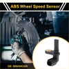 Black abs wheel speed sensor with cylindrical body and mounting bracket for Toyota Tundra 2007 2017