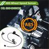 Black abs wheel speed sensor with coiled cable and connectors shown installed in engine bay for toyota wish front left