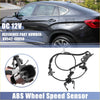 Black abs wheel speed sensor with coiled wiring and plastic connectors for front right Toyota Highlander 2010-2018