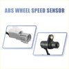 Black abs wheel speed sensor front right for toyota hilux with gold mounting hub and gray plastic connector housing