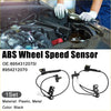 Black abs wheel speed sensor set with plastic and metal parts for toyota 4wd ute offroad front left and right