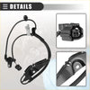 Black abs wheel speed sensor for toyota avalon 2013-2018 with coiled cable and plastic housing back side view