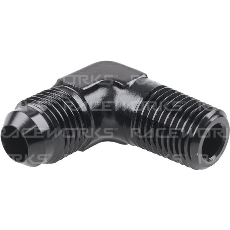 Raceworks An-3 Female Swivel To Npt Swivel 1/8In 90 Deg
