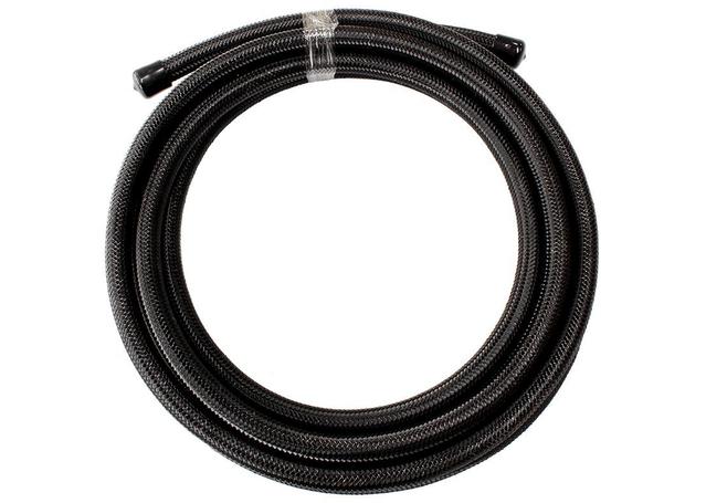 Aeroflow AF100-12-1MBLK SS Braided Hose -12AN 1 Metre