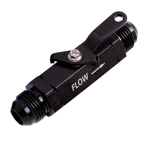 Aeroflow AF1000-08BLK Shut Off Valve -8AN Black