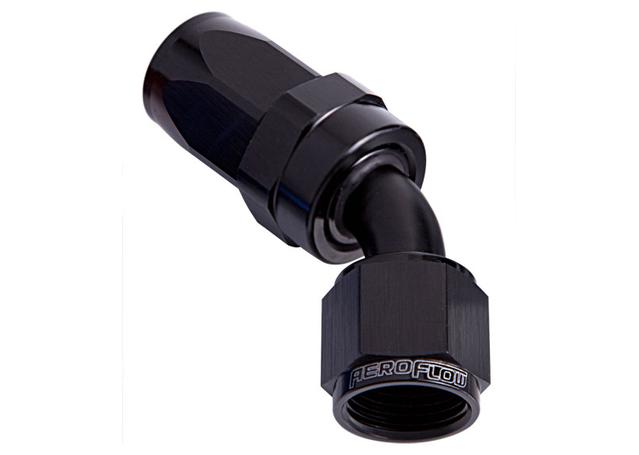Aeroflow AF102-12BLK -12AN Taper Series 45 Degree Hose