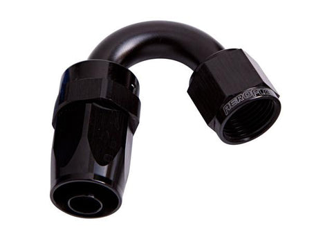 Aeroflow AF105-06BLK -6AN Taper Series 150 Degree Hose