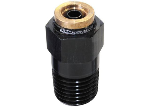 Aeroflow AF121-02BLK 1/8" Npt Straight To 3/16" 120Series
