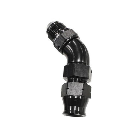 Aeroflow AF128-05BLK 5/16" Tube 45Deg Male -6AN Black