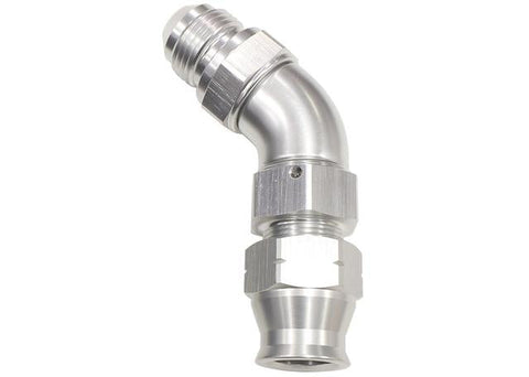 Aeroflow AF128-05S 5/16" Tube 45Deg Male -6AN Silver