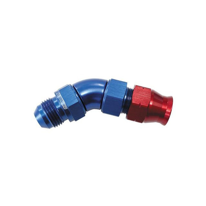 Aeroflow AF128-05 5/16" Tube 45Deg Male -6AN Blue Swivel