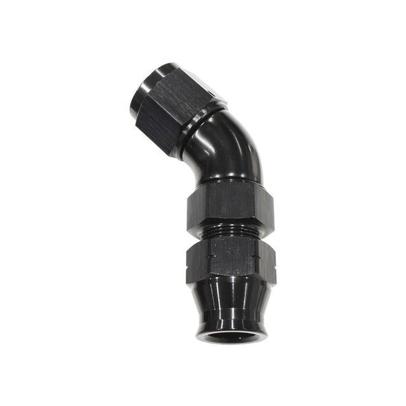 Aeroflow AF129-06BLK 3/8" Tube 45Deg Female -6AN Black