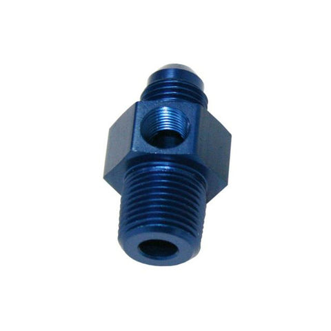 Aeroflow AF139-08-06 Male 3/8"Npt To -8AN 1/8" Port Blue