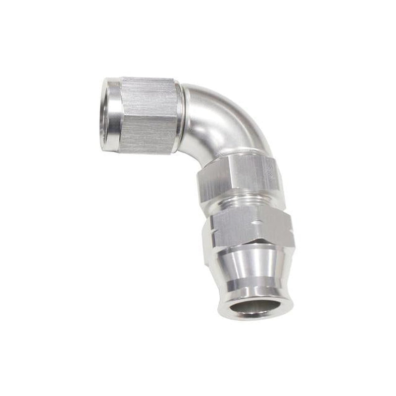 Aeroflow AF139-05S 5/16" Tube 90Deg Female -6AN Silver