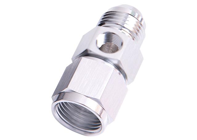 Aeroflow AF140-16S Straight Female - Male -16AN Silver