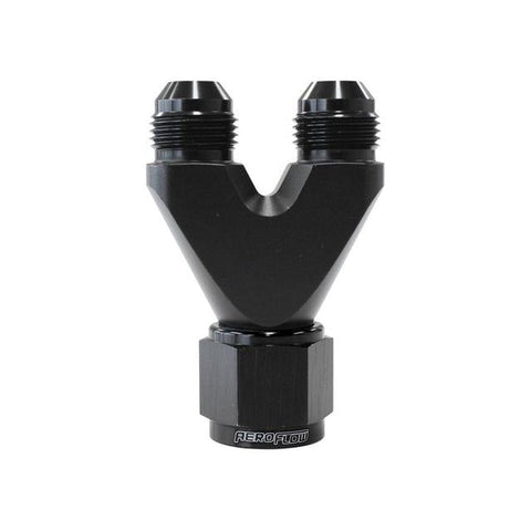 Aeroflow U-Block Female -10 To 2 X -8AN Male Nipples