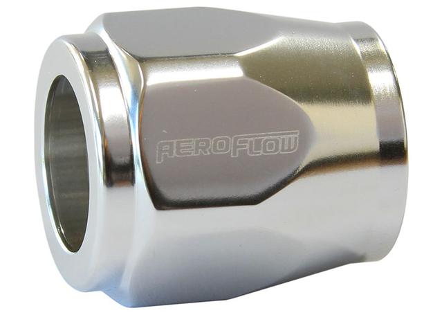 Aeroflow AF150-10S Hex Hose Finisher 20mm ID Silver