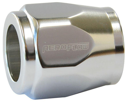 Aeroflow AF150-14S Hex Hose Finisher 28.5mm ID Silver