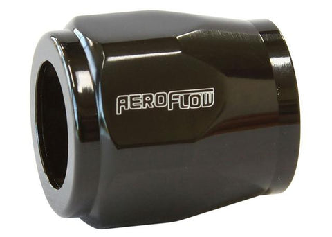 Aeroflow AF150-16BLK Hex Hose Finisher 30.5mm ID Black