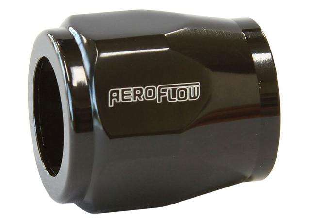 Aeroflow AF150-07BLK Hex Hose Finisher 16.5mm ID Black