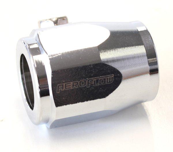 Aeroflow AF150-28CH Hex Hose Finisher 49.2mm ID Chrome