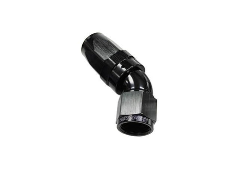 Aeroflow AF152-12BLK 45 Deg Hose End -12AN Black Full