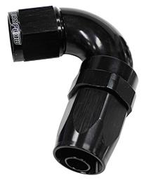 Aeroflow AF154-04BLK 120 Deg Hose End -04AN Black Full