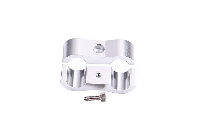 Aeroflow AF156-04S Billet Dual Hose Separator Silver