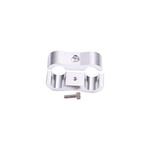 Aeroflow AF156-12S Billet Dual Hose Seperator Silver 19mm
