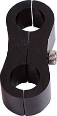Aeroflow AF156-09BLK Billet Dual Hose Seperator Black