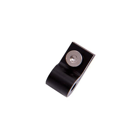 Aeroflow AF157-04BLK Billet P Style Clamp 1/4" Line Black