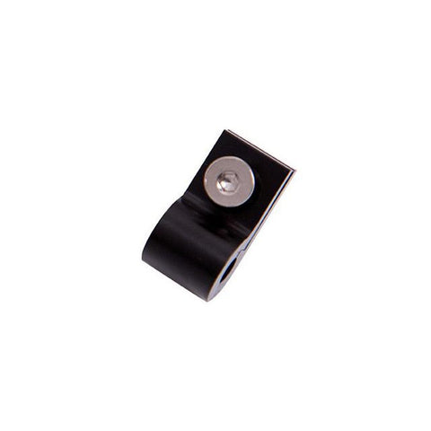 Aeroflow Billet P Style Clamp -12 Braid Black 24mm ID Or