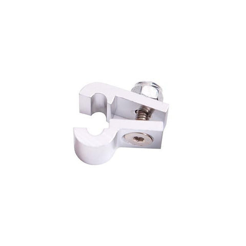 Aeroflow Billet P Style Clamp -12 Braid Silver 24mm ID Or
