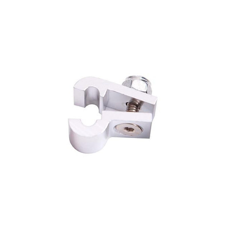 Aeroflow Billet P Style Clamp -12 Braid Silver 24mm ID Or