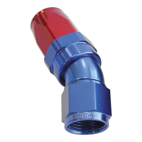 Aeroflow AF197-08 30 Deg Hose End -08AN Blue Full Flow