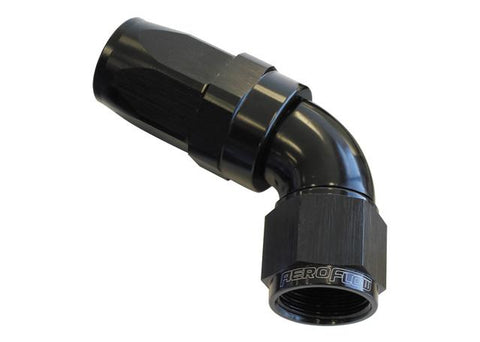 Aeroflow AF198-06BLK 60 Deg Hose End -06AN Black Full