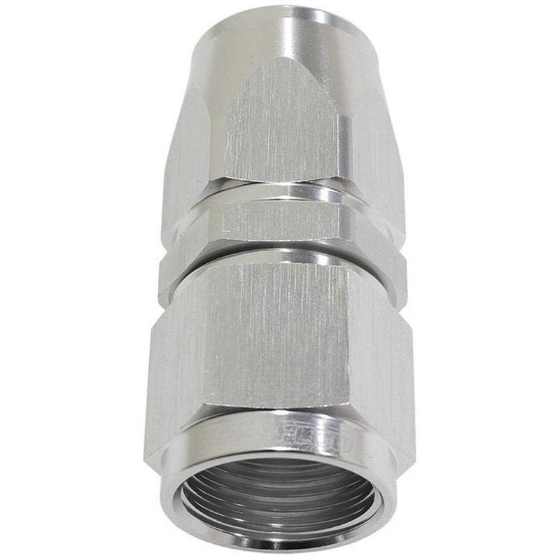 Aeroflow AF201-04DS Alloy Straight Hose End -4AN Silver